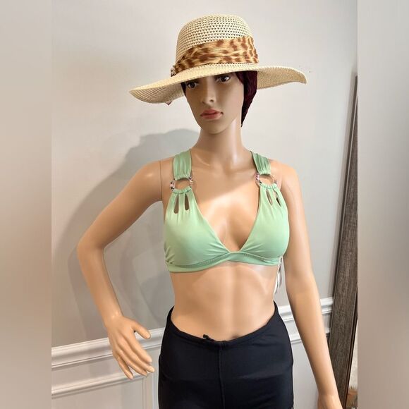 NWT Becca Women's Color Code Cutout Bikini Top - Picture 4 of 7